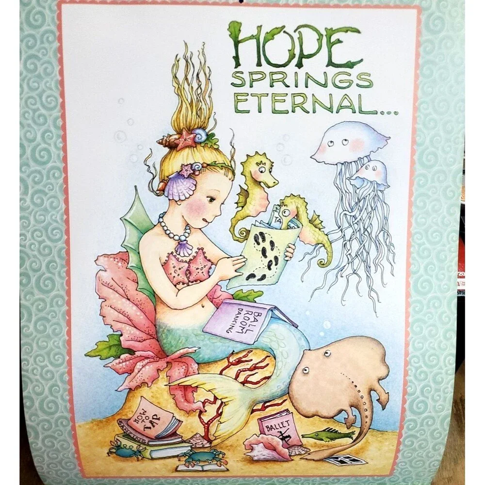 Vintage Mary Engelbreit Celebrebrate 2008 Calendar NEW Framing Wall Art Crafting